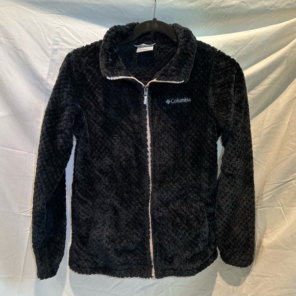 Columbia Black Fleece Jacket - Picture 1 of 5